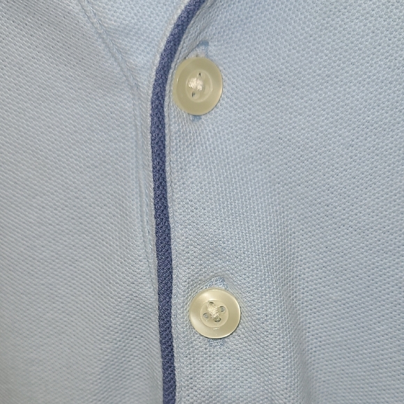 Original Penguin Pale Blue Chest Pocket With Penguin Logo Polo M - Picture 4 of 9